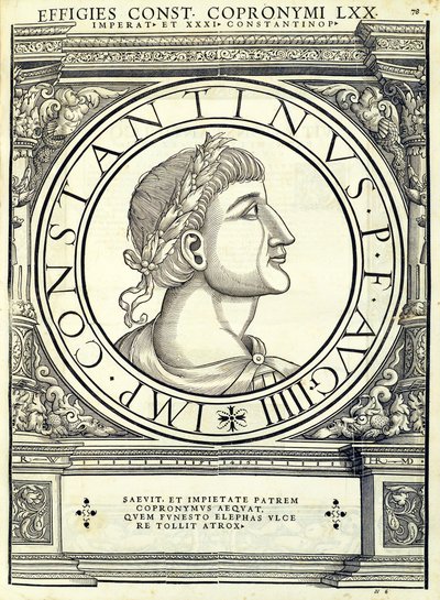 Constantinus Copronymus, illustratie uit 